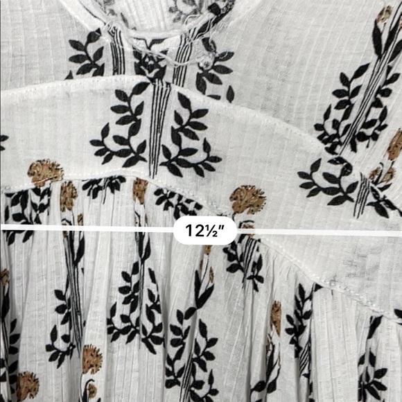 Free People floral print Susie boho blouse - Picture 5 of 5